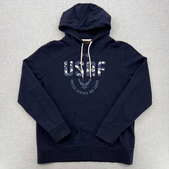 Under Armour Other - Under Armour USAF Air Force Hoodie Men Large Navy ColdGear Military Athletic
